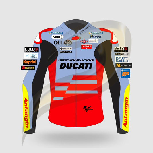 Alex Márquez Ducati Gresini Racing Motogp 2024 Leather Racing Jacket