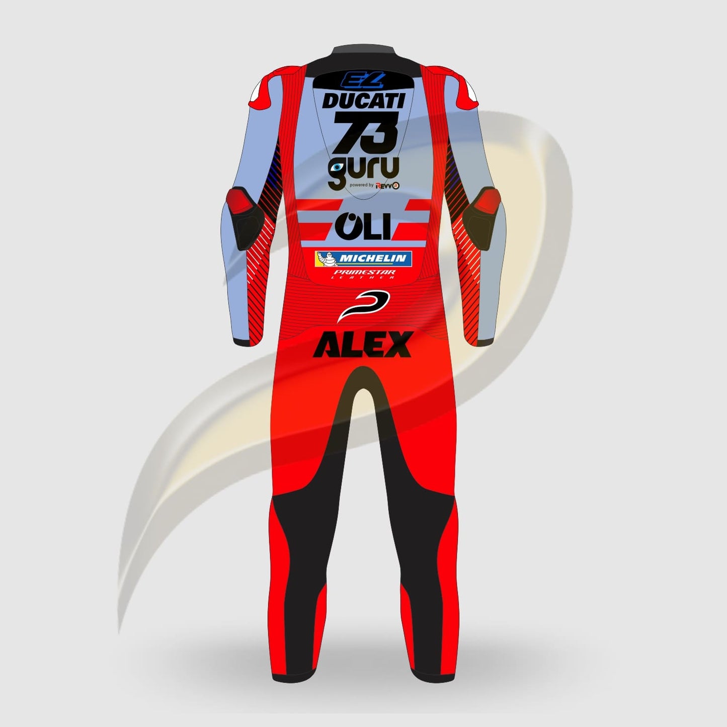 Alex Márquez Ducati Gresini Racing MotoGP 2024 Leather Racing Suit